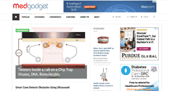 Desktop Screenshot of medgadget.com